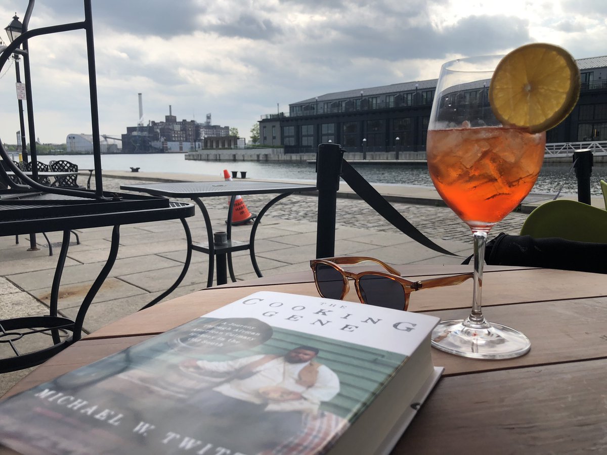 About to crack this baby open with an aperol spritz (pinky up)! <a href="/KosherSoul/">Michael W. Twitty</a> <a href="/PitangoBakeCafe/">Pitango Bakery+Cafe</a>