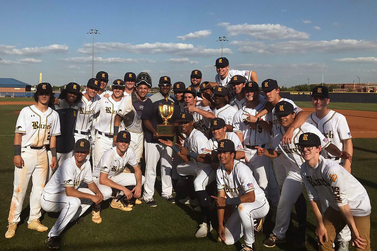 CyFairISD's tweet photo. .@CyRanchHS wins 14-6A ⚾️ championship; five #CFISDbaseball teams enter playoffs | https://t.co/rzHu958wgv https://t.co/32I2QAHpUS