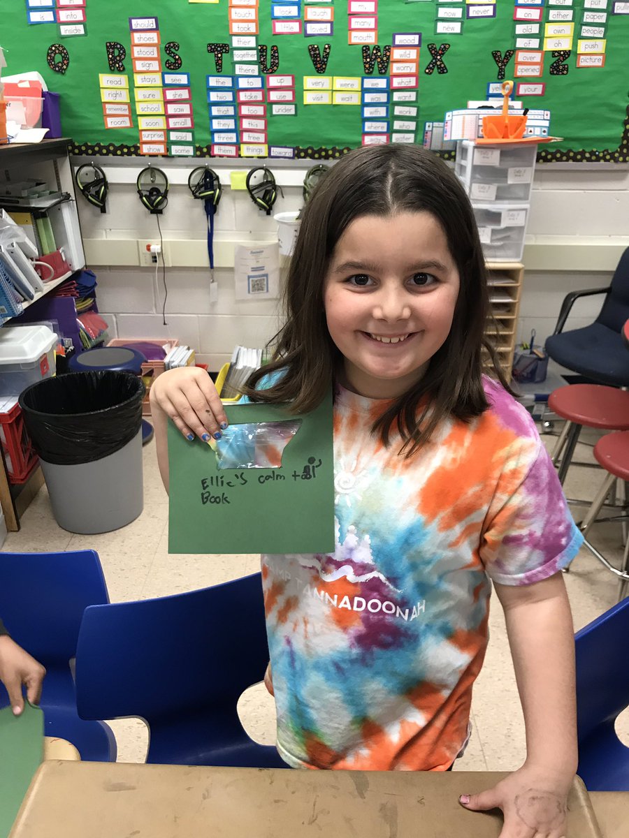 We made a calming Tool Box to use for the summer to remember our strategies. #weare44 #madison44