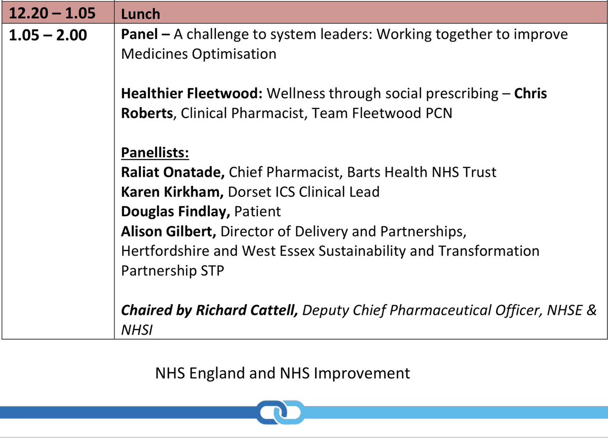 HospChiefPharm's tweet image. There look to be many many (400-ish) pharmacy peeps (&amp;amp; Tweeps) attending tomorrow’s Chief Pharmaceutical Officers conference!
@keithridge1 has a wide ranging programme including #datadrivencare #pharmacogenomics &amp;amp; #NHSLongTermPlan 

Looking forward to seeing everyone!