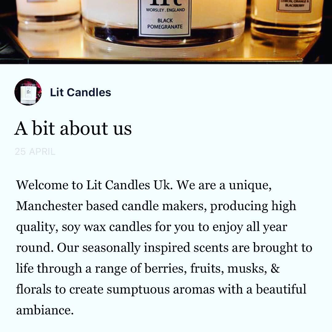 A little bit more about <a href="/lit_uk/">Lit Candles UK</a>