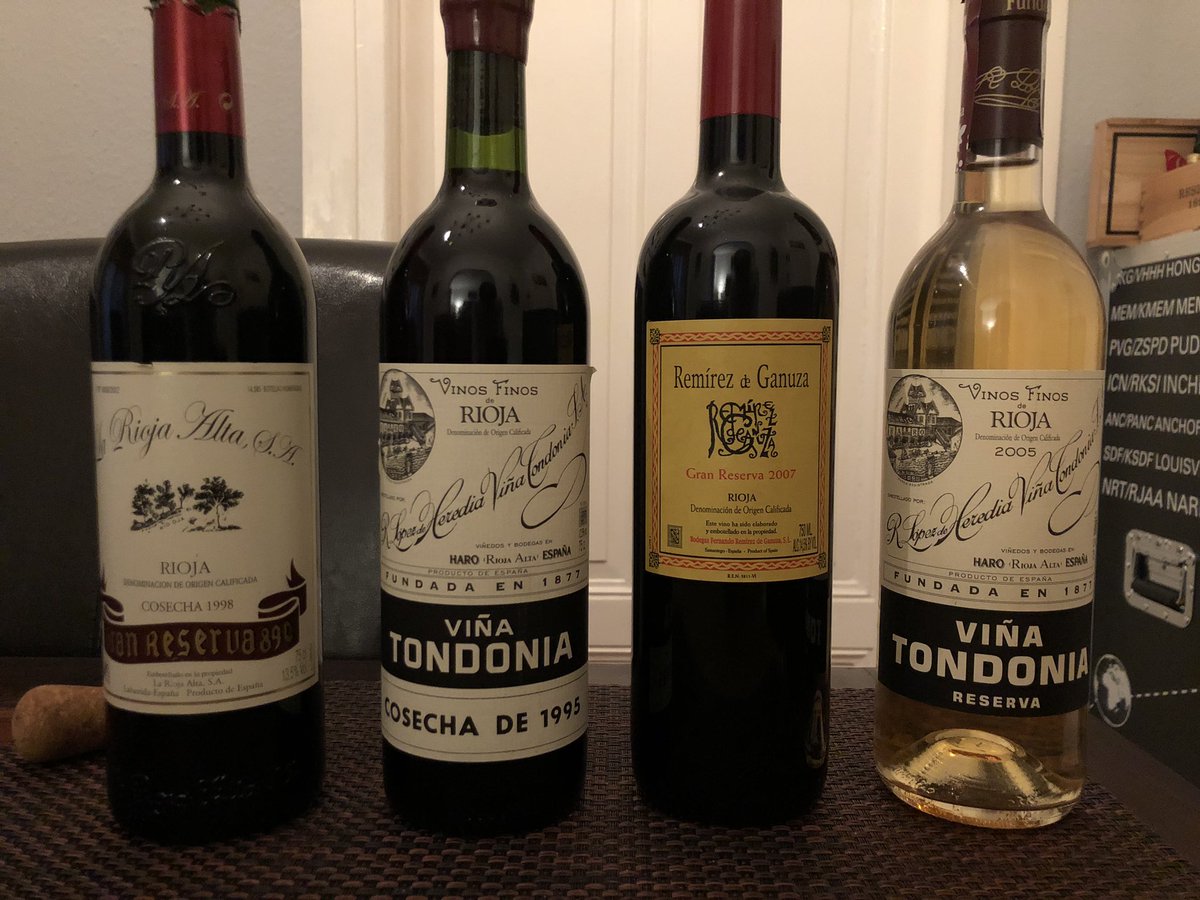 manuel_privats's tweet photo. Plans for tonight: Rioja old wines 1995-2007, Tottenham-Ajax and some exciting discussions https://t.co/jzeEH3YMMf