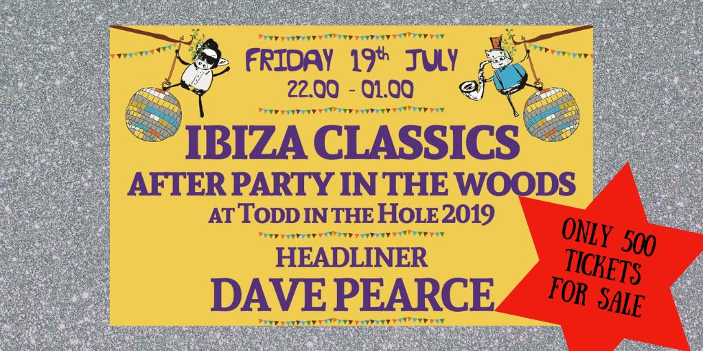 toddinthehole_'s tweet image. 500 Tickets for #todd2019 'Ibiza Classics' After Party in the Woods with Headliner @dj_davepearce released for sale. Be quick. Once they're gone, they're gone. #davepearce #afterparty

Tickets here👇 toddinthehole.ticketline.co.uk/order/tickets/…