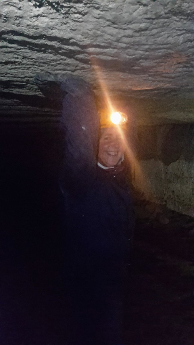 TaniaNC's tweet photo. @englandsriviera @LondonYouth @WattWyness @HindleapWarren Good job @WattWyness was there to hold the ceiling up for us! #undergroundlearning #downthemine https://t.co/4DIep91EhD