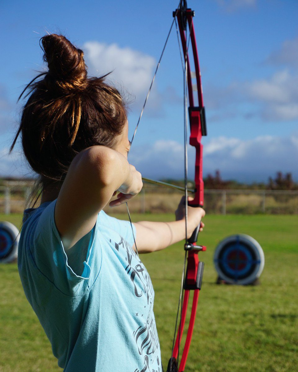 KrocCenterHI's tweet photo. Take a shot at archery here at the Kroc! #kroccenterhi #krocclasses #krocathletes #teamkroc #krocohana #archery #bow #arrow https://t.co/Y2h317Mw3C