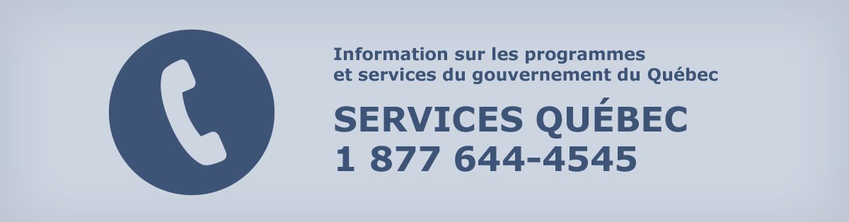 #Inondations | Les citoyennes et les citoyens ainsi que les entreprises directement touchés sont invités à communiquer avec Services Québec pour se renseigner sur les programmes et services du gouvernement du Québec, de 8 h à 18 h, du lundi au vendredi.

#crueprintanière #MSGU