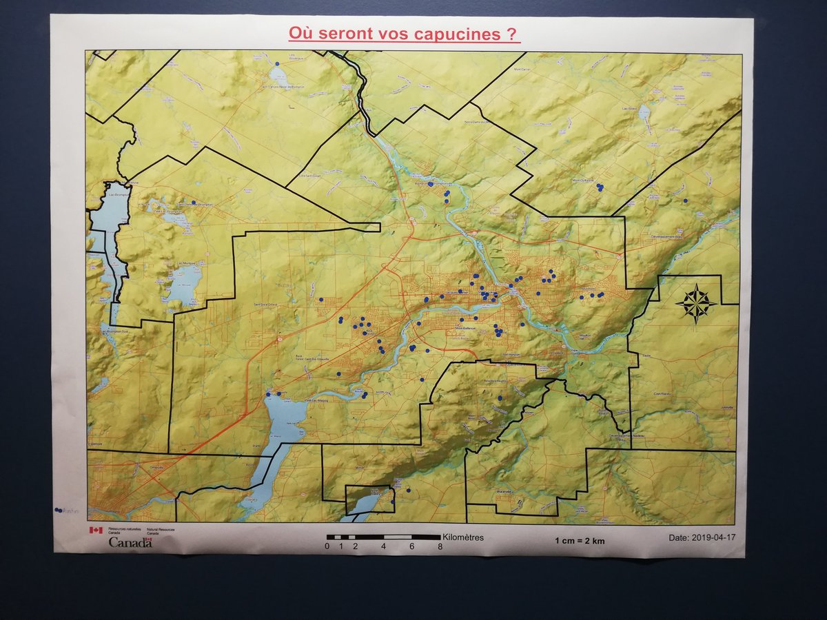 karenbronsard's tweet image. A Pâques, le musée @naturesciences de #Sherbrooke donnait des capucines (. Les cartes du #CCCOT (@RNCan) ont été utilisées pour identifier leur lieu de semence final... il y en a même en Colombie-Britannique! #opengov #GouvOuvert