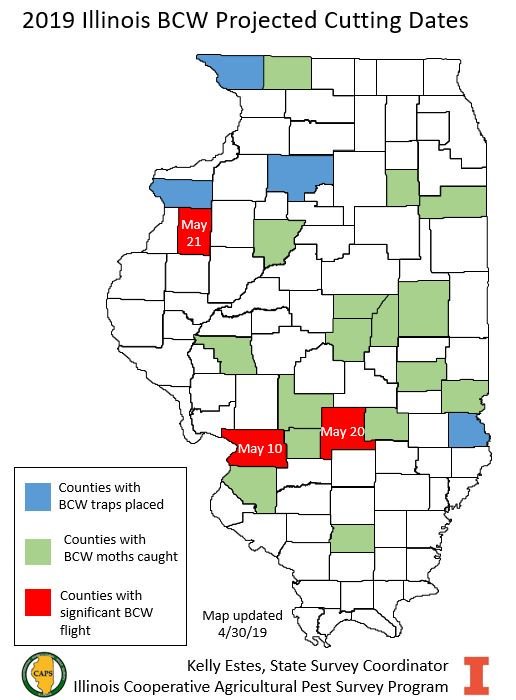 ILPestSurvey's tweet photo. Weekly #blackcutworm trap update #scout19 https://t.co/wSf6wczmYQ