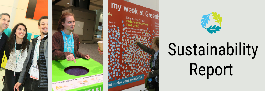 Greenbuild's tweet photo. @USGBC ICYMI: we released the #sustainability report from #Greenbuild18 yesterday. Full of case studies and best practices for sustainable event management. Check it out here: https://t.co/OoSLn15z8a
cc @USGBC https://t.co/5yCZ9N45MJ