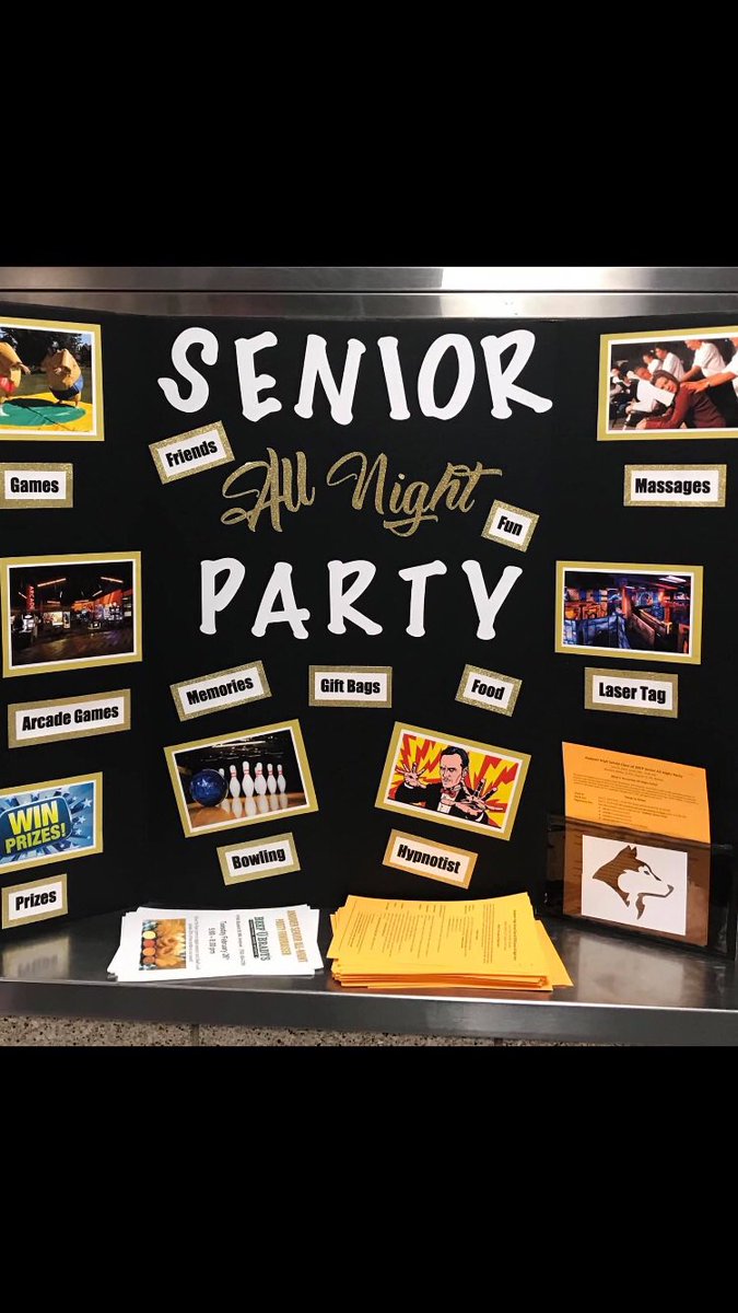 ‼️ATTENTION SENIORS‼️Sign up for the Senior All Night Party! There will be a lot of really fun activities going on and plenty of crazy prizes being given away. Sign up by May 1st to have a shot at 1 of the 4 $50 cash giveaways! Sign up fast, cost will go up to $120 after May 15th