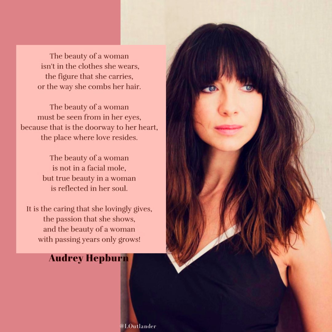 A thread: Caitriona & poetry  #strongwoman  @caitrionambalfe  #empowering