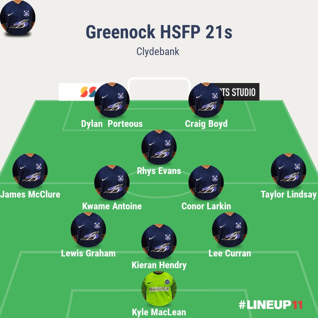 Greenock Hsfp 21s On Twitter Clydebankfc99 1 3 Greenock Hsfp