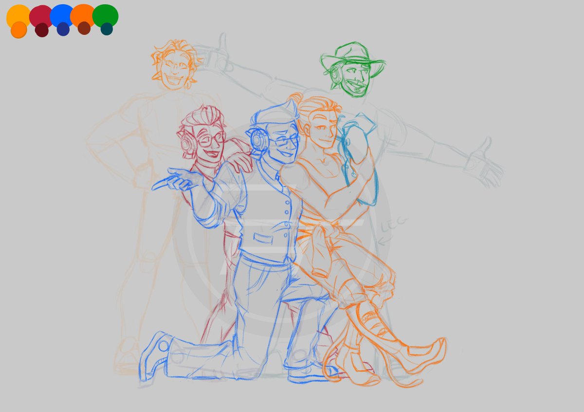 My arm hurts and I haven't eaten for ages but we've made progress boyos! Got some more core bois from <a href="/TheGeekenders/">Geekenders</a> Portal 2 musical which should hopefully be finished by maybe the end of the year if I'm not an idiot and forget to go back to it.
