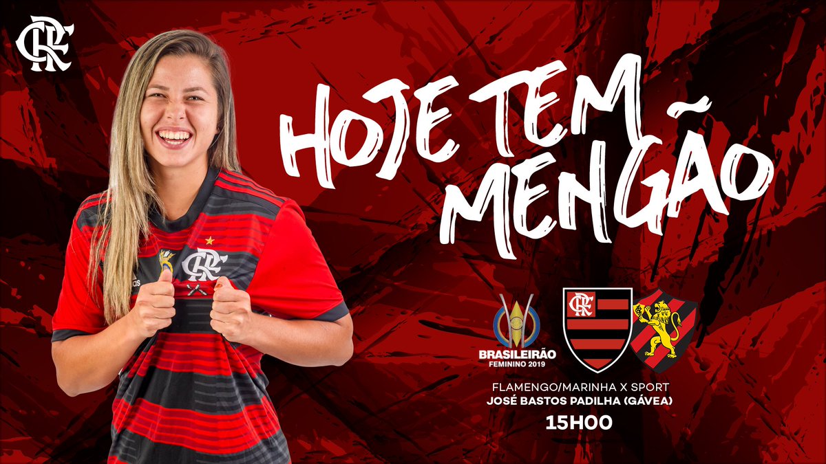 TimeFlamengo's tweet image. HOJE TEM FLAMENGO/MARINHA! VAMOS, #MENINASDAGÁVEA!
⠀
🏆Campeonato Brasileiro de Futebol Feminino A-1
⚽️Flamengo/Marinha x Sport-PE
🗓01/05, quarta-feira
⌚️15h
🏟Estádio da Gávea
📱Tempo real no @TimeFlamengo