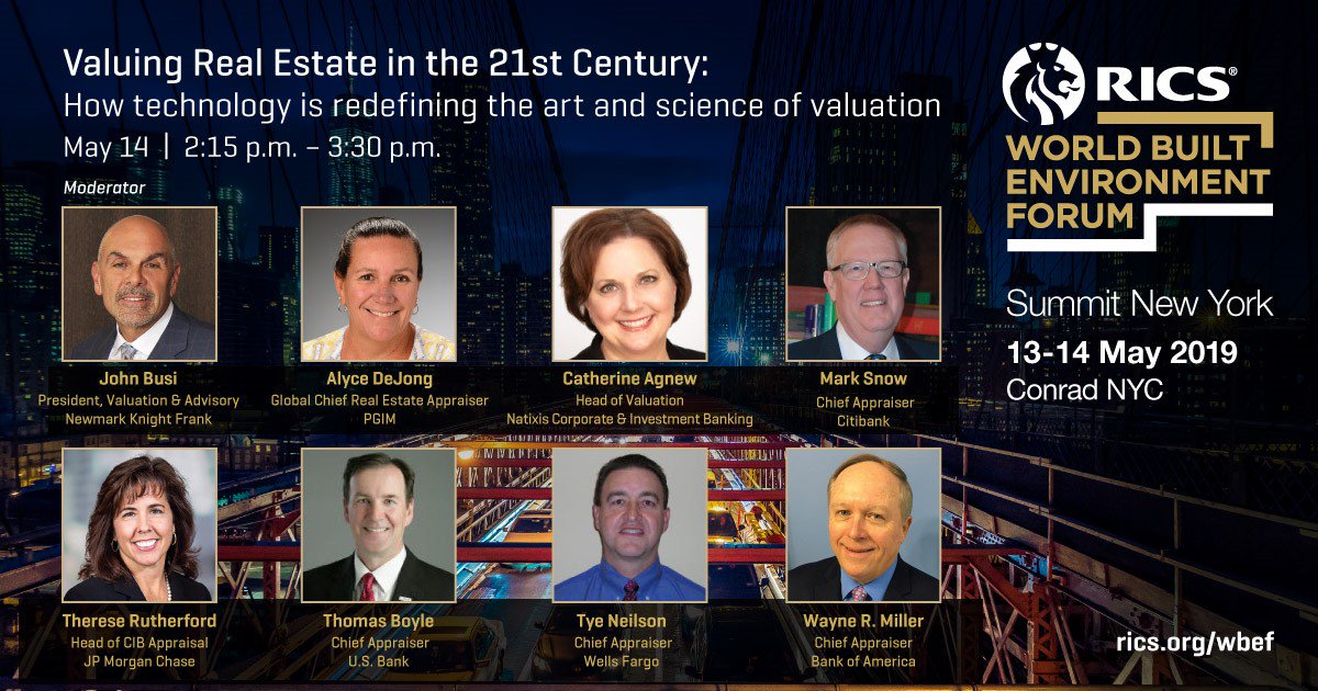 Newmark_VandA's tweet photo. ICYMI: @RICSnews' #WBEF Summit is in #NYC May 13th-14th! @Newmarkkf V&A President, John Busi, will moderate a panel on how #technology is redefining the art and science of #valuation on the 14th from 2:15-3:30 p.m.
https://t.co/vYEVkffIrm
@NKF_Tristate #RICSWBEF https://t.co/nKJ52J6epq