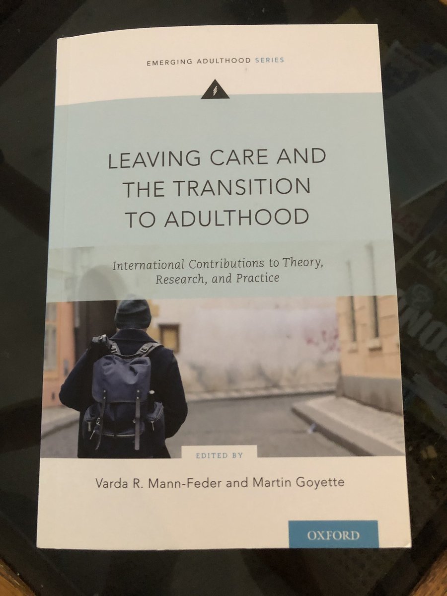 New book on leaving care and the transition to adulthood! Many interesting perspectives and theoretical contributions, and useful input on promising practices. My contribution is a chapter where we have analysed excisting research and pointed at future research needs.#leavingcare