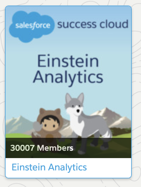 In less than 18 months the Einstein Analytics Trailblazer community has grown from 9000 to 30,000 members today.. wow .. thank you everyone  
Join here: sfdc.co/EA-community  Get your questions answered and collaborate with analytics trailblazers worldwide @SForceAnalytics