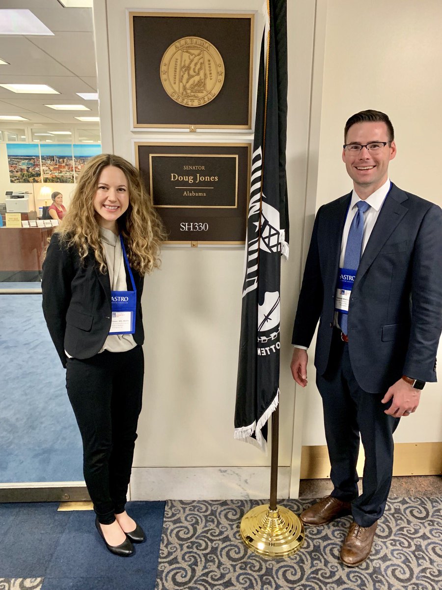 Thankful for the willingness of our representatives to work to #FixPriorAuth so cancer patients get high quality treatment @ASTRO_org @SenDougJones @RepTerriSewell @QuadShotNews #ASTROadvocacy @ARRO_org