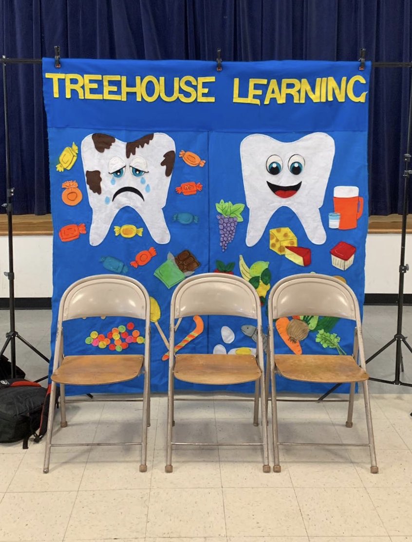 Treehouselearn3's tweet image. Thanks to our sponsors, we were able to present Superhero Brush for 200 children today in San Jose. #dentalhealth #kids #schools