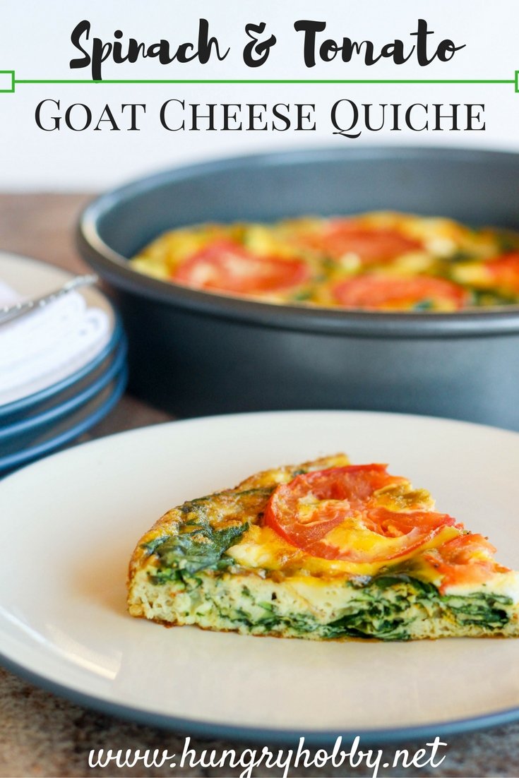 HungryHobby's tweet image. Super Delicious and Perfect for Meal Prep! --&amp;gt; Spinach &amp;amp; Tomato Goat Cheese Quiche #glutenfree #recipes  bit.ly/2OFrKIE