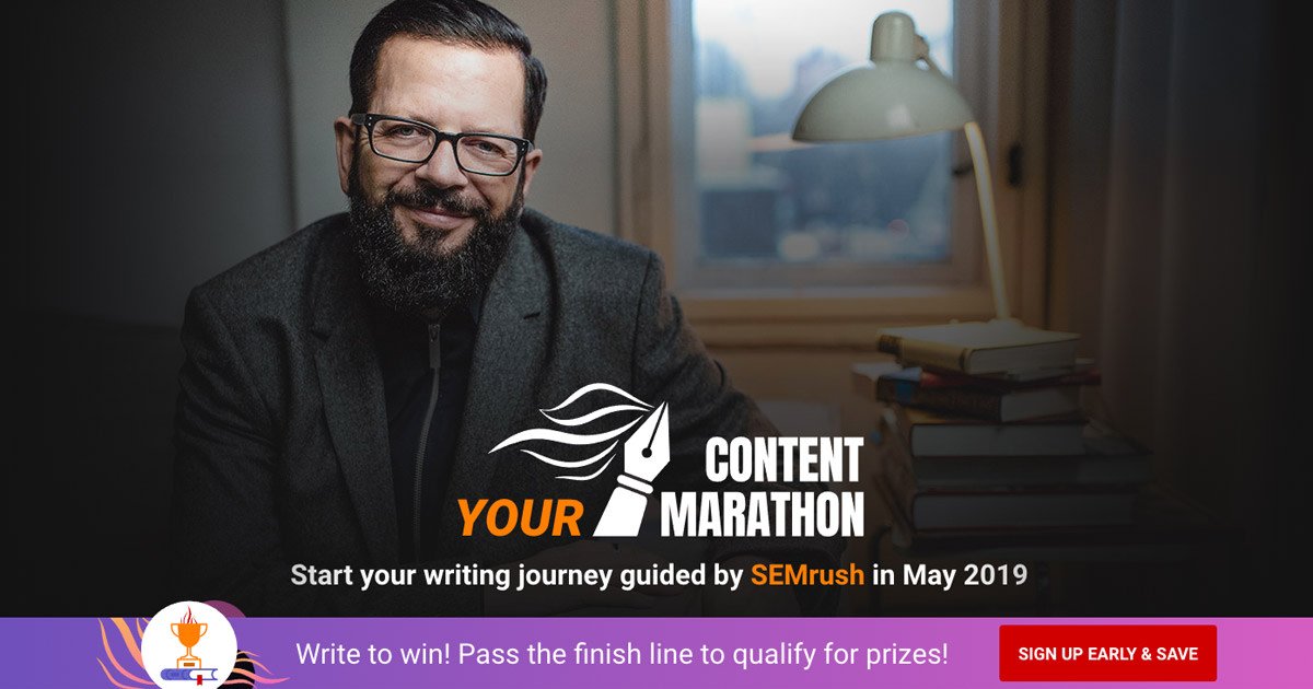 informedwc's tweet image. Has everyone heard about this? A content marathon is a GREAT idea and you can&apos;t go wrong with SEMRush. They have great #content programs. Content Marathon | Powered by SEMrush contentmarathon.com/?mindbox-click…