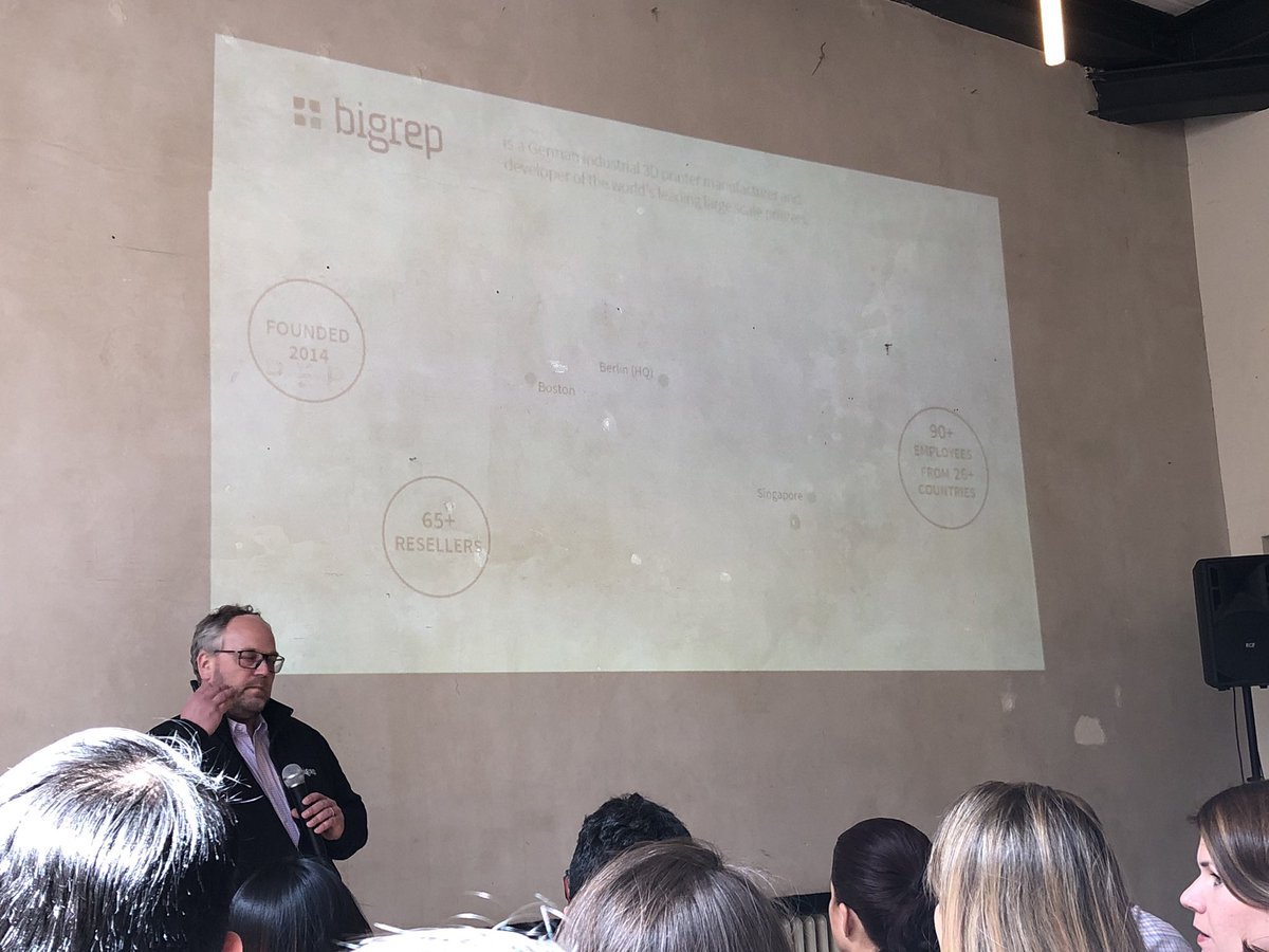 OheaShona's tweet photo. Fab first 2 days at #alp19 with @BigRep @GrantThorntonIE @GrantThornton #growingtogether2020 #berlin https://t.co/1DP6xSxVPn