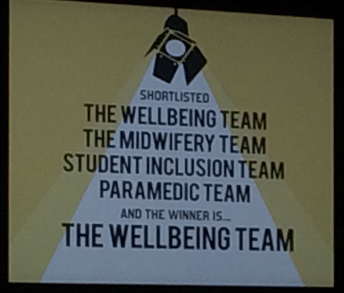 faysherrington's tweet photo. Extremely #proud that 2 teams from Student Services were shortlisted for the team award at #ehsuslsa Such lovely recognition for the entire department #studentservices https://t.co/735Td0iQD4