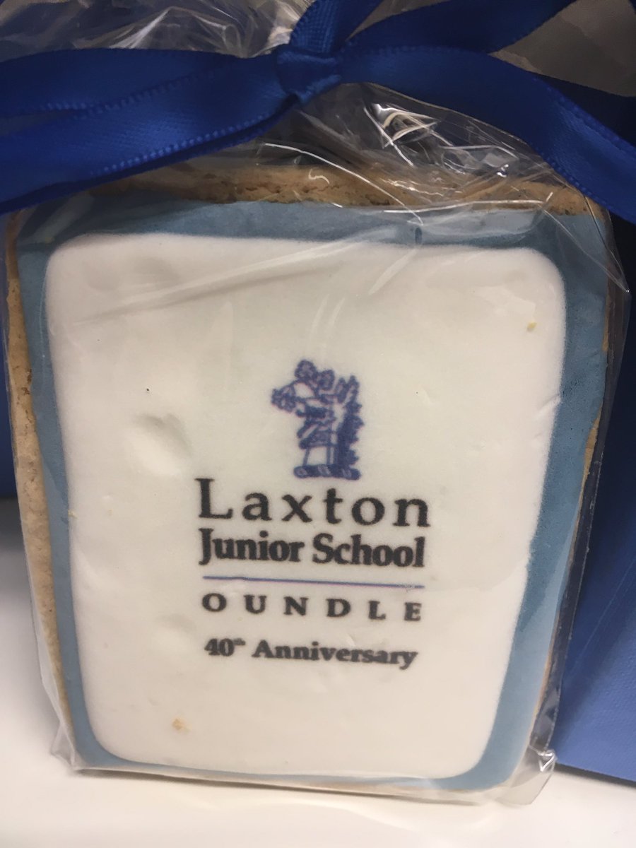 OundleArchive's tweet photo. Day 29 of #Archive30 (catching up!!) #UnusualObject a biscuit celebrating @LaxtonJunior 40th Anniversary https://t.co/Tey779nude