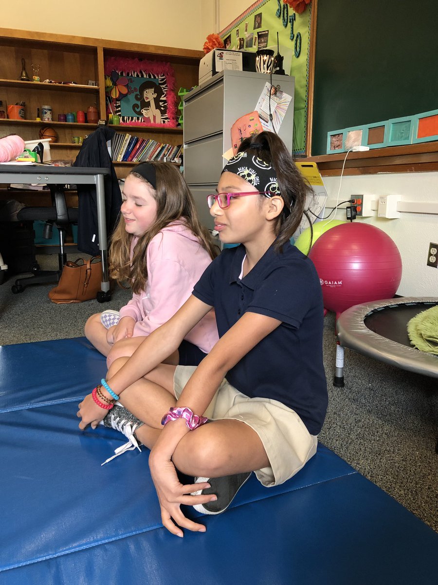 CounselorSoto's tweet photo. Yoga and meditation with Mrs. Soto! #SchoolCounselor #Meditation #Yoga #Mindfulness #PLSamHouston #PLIgniteTheLight https://t.co/U5nIRhBxgI