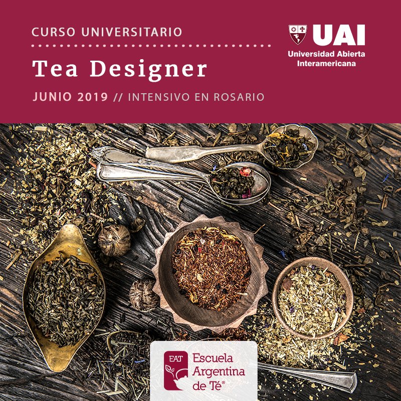 #TEA DESIGNER #intensivo, para aprender a diseñar líneas de té, desarrollando desde el producto hasta el packaging bit.ly/2df6ZQg