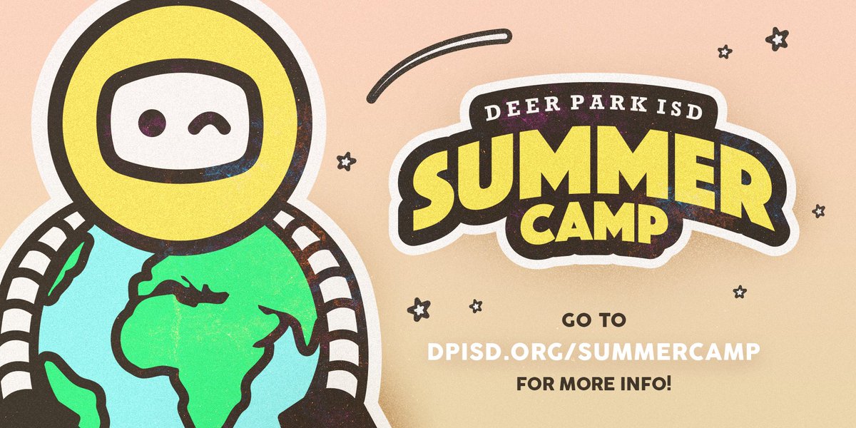 DPISD_Tech's tweet photo. Are you ready? Head over to https://t.co/iqD0eWsjGI for more information on how your kids can have a BLAST this summer! #dpisdsummercamps #robotics #dprobotics #summercamp https://t.co/Fri3lPDxPu