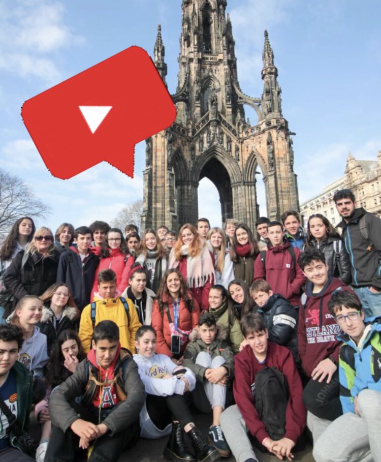 StoDomingoNavia's tweet photo. 🎥 Compartimos el vídeo resumen de la estancia en Edimburgo de nuestro alumnado de Secundaria participante en el programa de inmersión lingüística "Study Holidays".

¡Esperamos que os guste!

#StudyHolidays #Edinburgh

https://t.co/DcaujFh0tm https://t.co/I0oqhl7slw