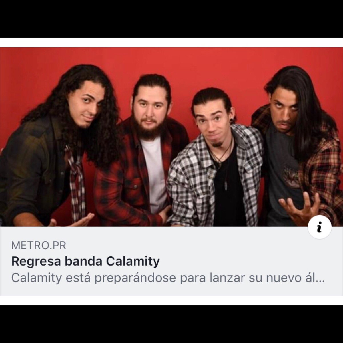 CalamityThrash's tweet photo. Gracias a e @Metro_PR  por el excelente resumen de nuestra trayectoria! https://t.co/uQHSmAFHtd https://t.co/DFw6jBFd3I