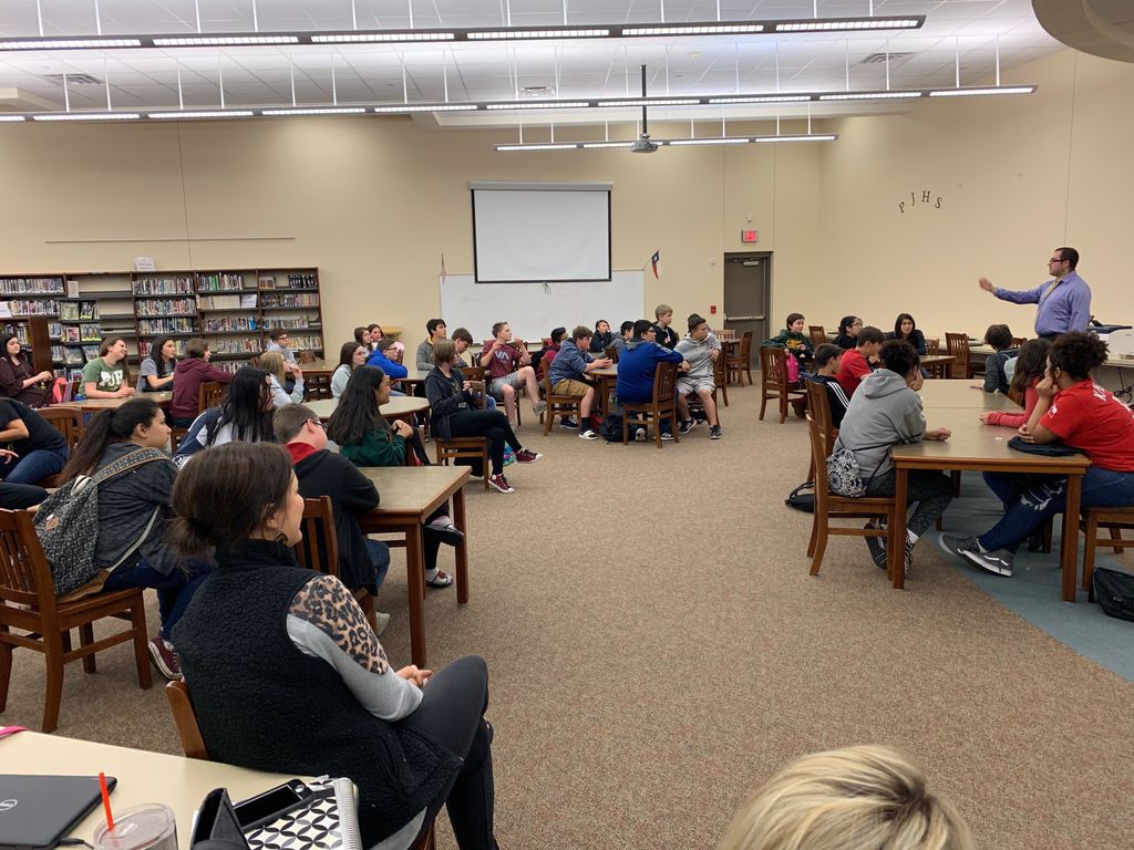 PampaJH's tweet photo. “What IS normal?” One of our favorite member of the Pampa ISD “VIPS” program, Mr. Robert Chancellor, presents his annual Autism Awareness Seminar after school on the last day of April.  #autismawareness #pampaproud https://t.co/tdk0oAQ0NS