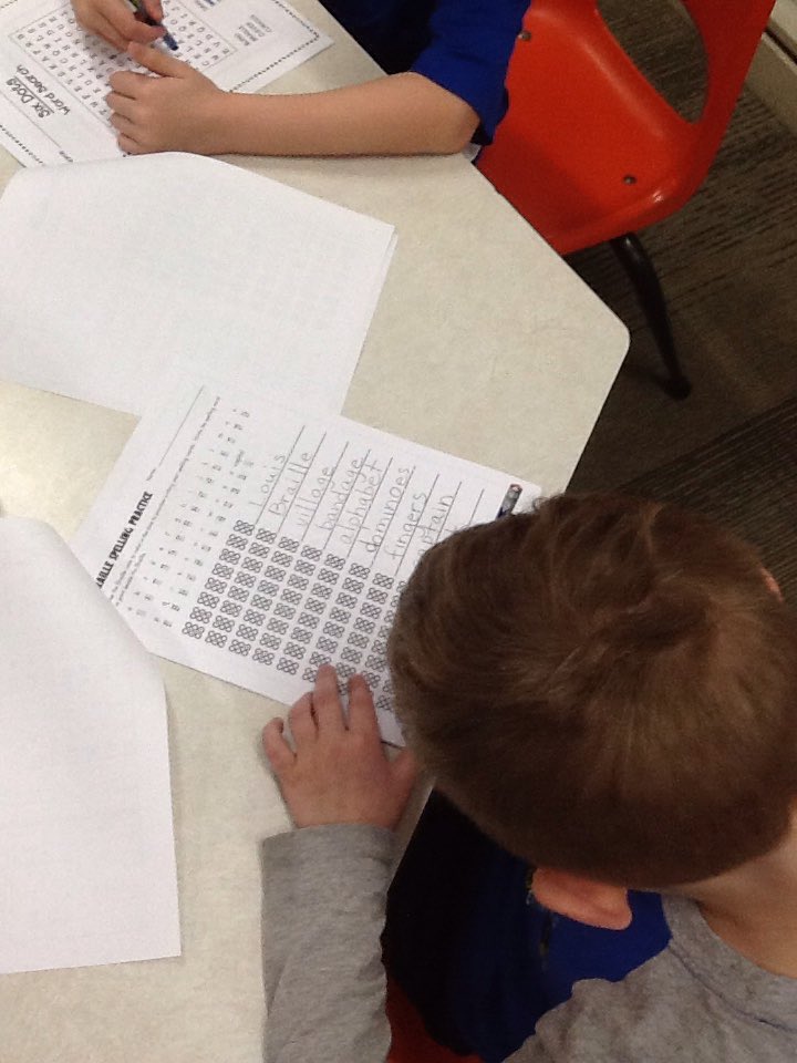 d61library's tweet photo. πβοΈπMonarch Book Club read a book about Louis Braille and learned about the Braille alphabet.βοΈ#d61learn,@D61DeLay https://t.co/LWgCyK4c7Y