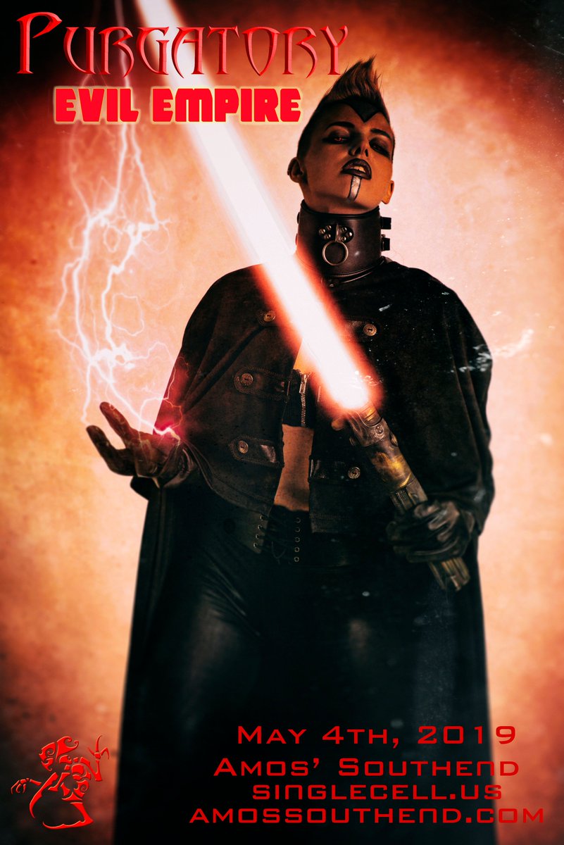TorchScp's tweet photo. Less than a week til showtime - got your tickets yet?
Purgatory Evil Empire May the 4th at Amos Southend Charlotte NC https://t.co/IVK7aHUjrz