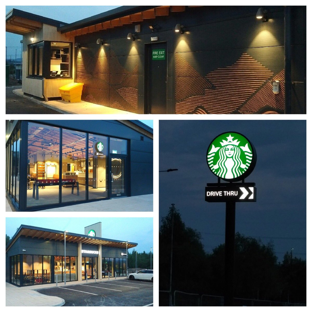 We are nearly there, a great new Starbucks drive thru for 23.5 Degrees Ltd in Sheffield handing over on Thursday, a little bit of finishing work to complete😎