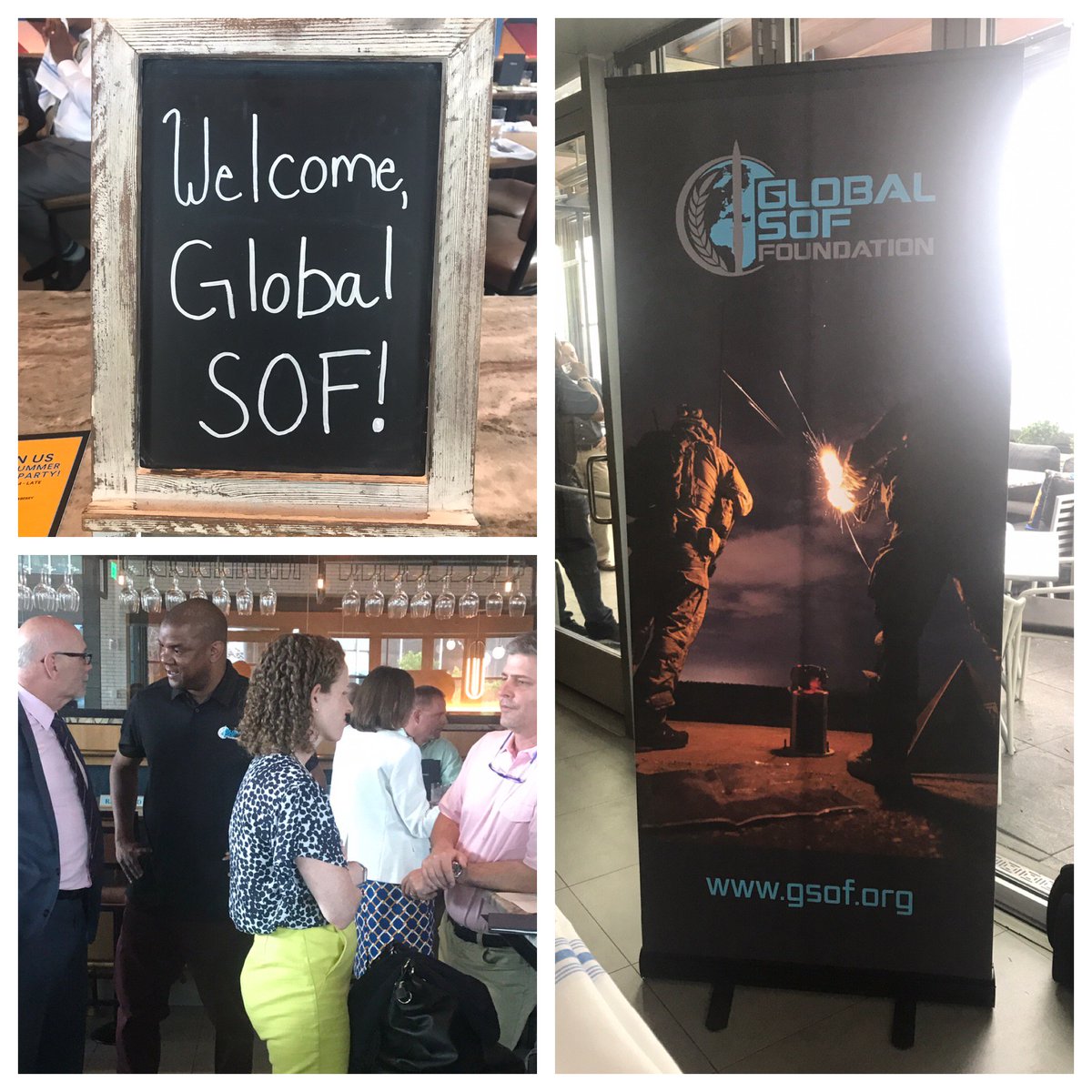 GlobalSOF's tweet photo. If you’re attending tonight’s GSF Partner Huddle, follow the signs to join us! Thanks to our partner @AxiologicLLC for sponsoring! #GSFpartner #GSFhuddle https://t.co/Z7fWjfHyJu