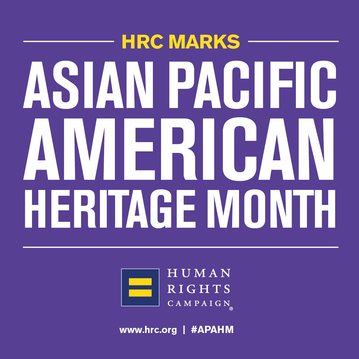 HRC honors Asian Pacific American Heritage Month