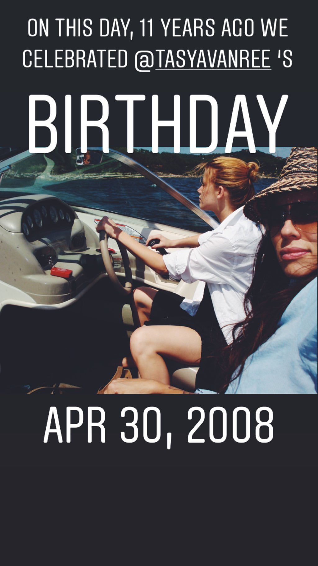 Happy Birthday Tasya Van Ree  via Ig story    