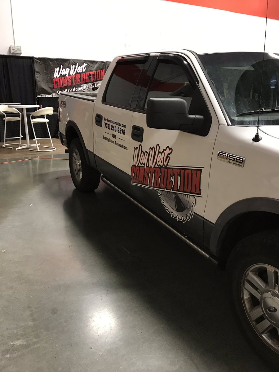 WayWestConstruc's tweet photo. Setting up for @ridgemeadowshomeshow #may3452019 #localrenovation #inboothprizegiveaway  @paglmapleridge https://t.co/oetKwB4gp5