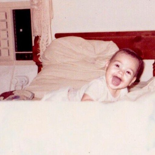 GalGadot's tweet photo. If someone would have told me what was gonna happen the next 34 years I would've laughed like this.. Thanks so much for the birthday wishes. Sending you light, love and good energy. #grateful https://t.co/HSEtrpX3xW