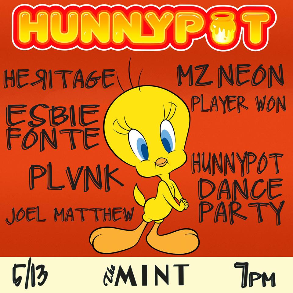 Don't miss HEЯITAGE at the Mint in L.A. May 13!!  With @esbiefontemusic @Plvnk, MZ Neon and more, a @hunnypotlive event!!
@mintLA @htgheritage #NeoSoul #FashionSlayer