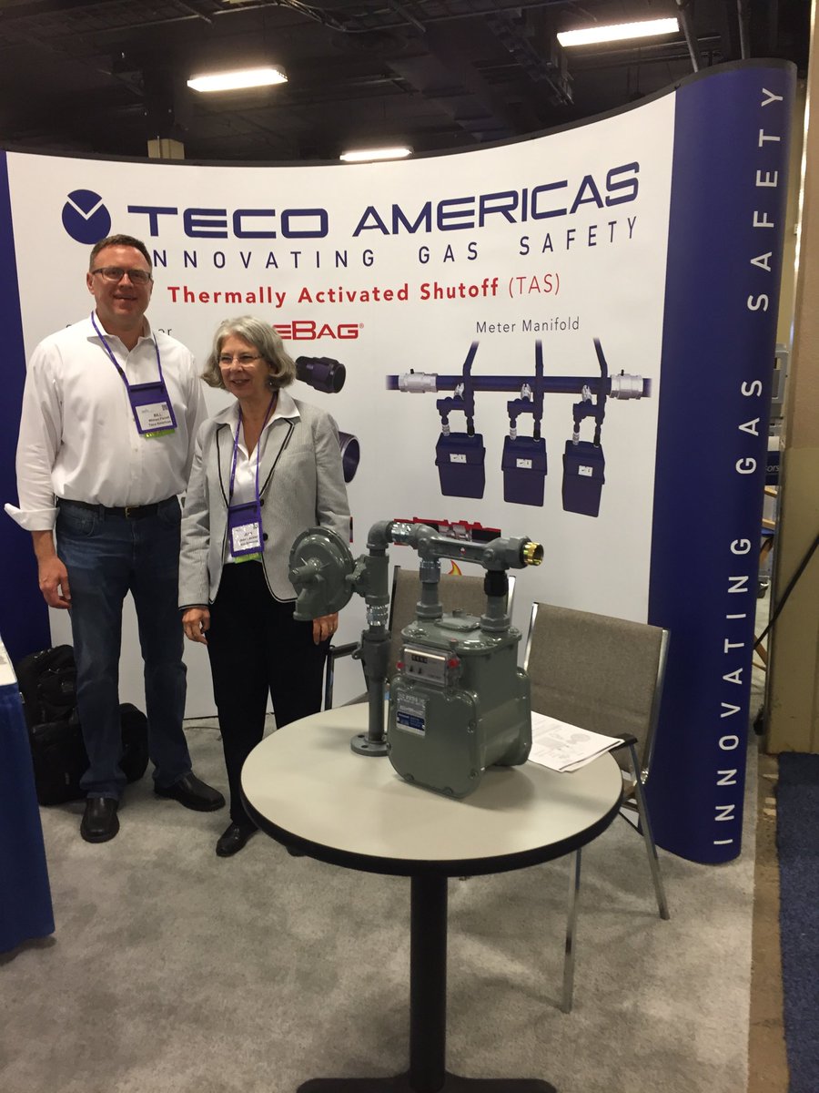 tecoamericas's tweet photo. AGA Operations Conference attendees learn how FireBag thermal gas shutoff can provide an additional level of gas safety at booth 424 https://t.co/IxfX6MGCkj