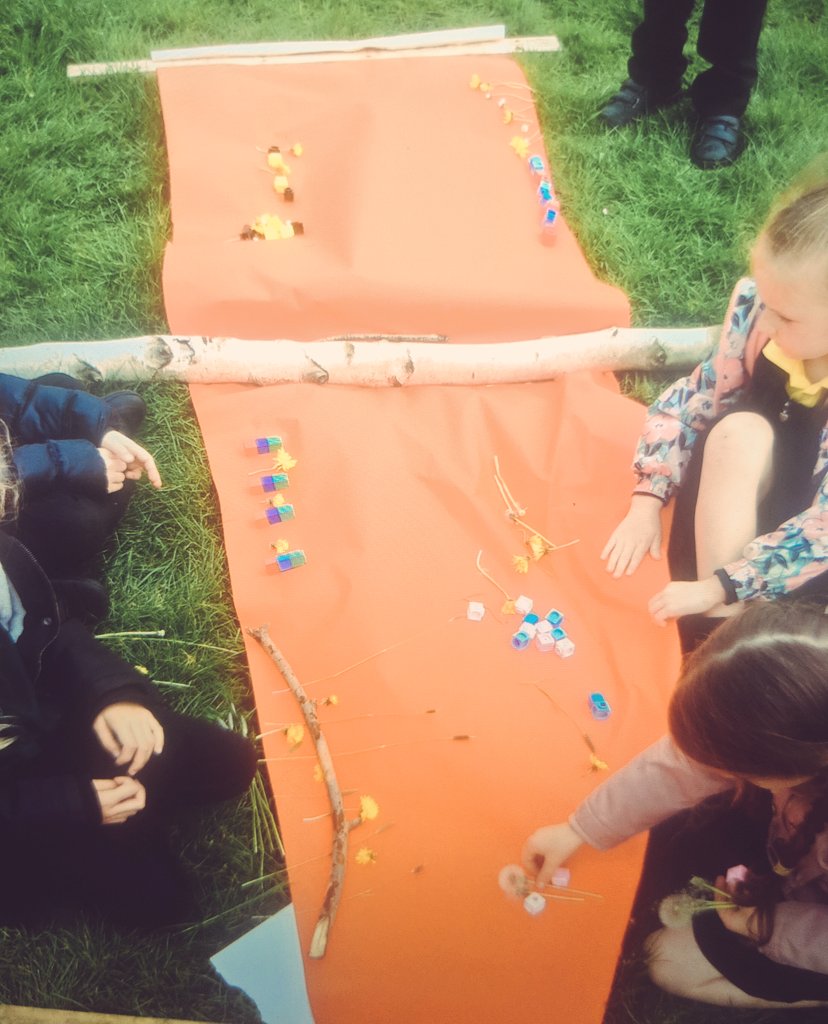 penguinsmissp's tweet image. Year 2 - #repeatedpattern. We explored first hand the concept of repetition by creating a variety of tricky patterns (including doubles &amp;amp; triples) using natural items foraged in our outdoor area. What happens to our pattern if just one item isn't in correct sequence? @MGPAcademy