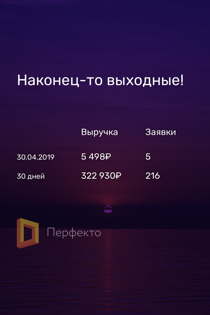 perfecto_ws's tweet photo. День 16/49
Ну вот и они — майские празднички. Наконец-то! Изрядно измотанные сотрудники уже с четверга готовятся уйти в отрыв.

Это полная жопа для бизнеса. Минус 2 недели. Хуже только НГ. Сильно у меня с этих праздников всегда пригорает.

Но ничего… https://t.co/JBtExqmvRT https://t.co/ogUk4yQPNf