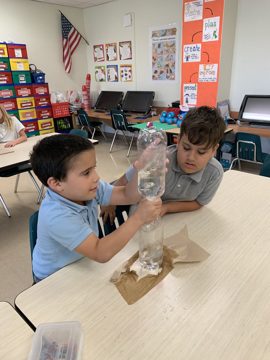 vblessington's tweet photo. Today we proved that air takes up space by creating a vortex! So much fun! #secondgradestem @MeadowParkEl @hainesv https://t.co/W2YsiIGK3s