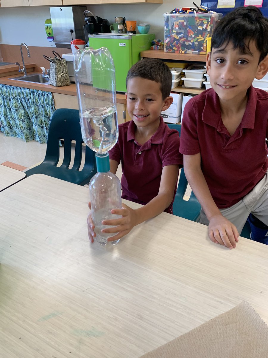 vblessington's tweet photo. Today we proved that air takes up space by creating a vortex! So much fun! #secondgradestem @MeadowParkEl @hainesv https://t.co/W2YsiIGK3s