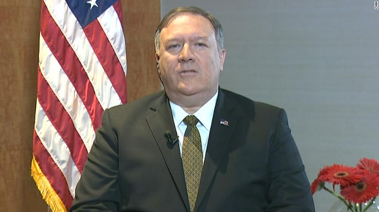 cnnbrk's tweet photo. Secretary of State Mike Pompeo says Venezuelan President Nicolas Maduro was preparing to leave his country, but was talked out of it by Russia https://t.co/l5X8x2NpkQ https://t.co/Z67Wt4pYTT