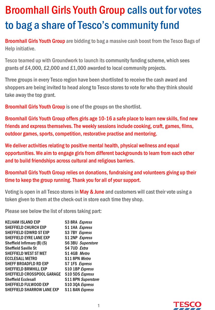 Broomhall Girls Youth Group tweet media